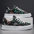 Men's spring 2026 new breathable canvas shoes, korean style trendy versatile lightweight soft sole non-slip low-top sneakers