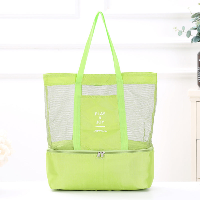 Portable thermal insulation bag Outdoor cold and fresh ice bag Picnic bag Bring rice to work Bento lunch box bag Food thermal insulation bag