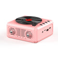 New retro record player bluetooth speaker - mini vinyl record player with card slot - perfect birthday gift - wholesale available