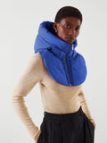 fall/winter european and american style women's fashion versatile clothing accessories hooded false collar vest