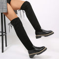 autumn new arrival: women's over-the-knee boots for cross-border e-commerce, plus sizes available. wholesale price: $0.67. dropshipping available for  and
