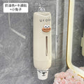 Dopamine cup dispenser disposable paper cup wall-mounted cup dispenser punch-free cup holder dust-proof cup storage rack