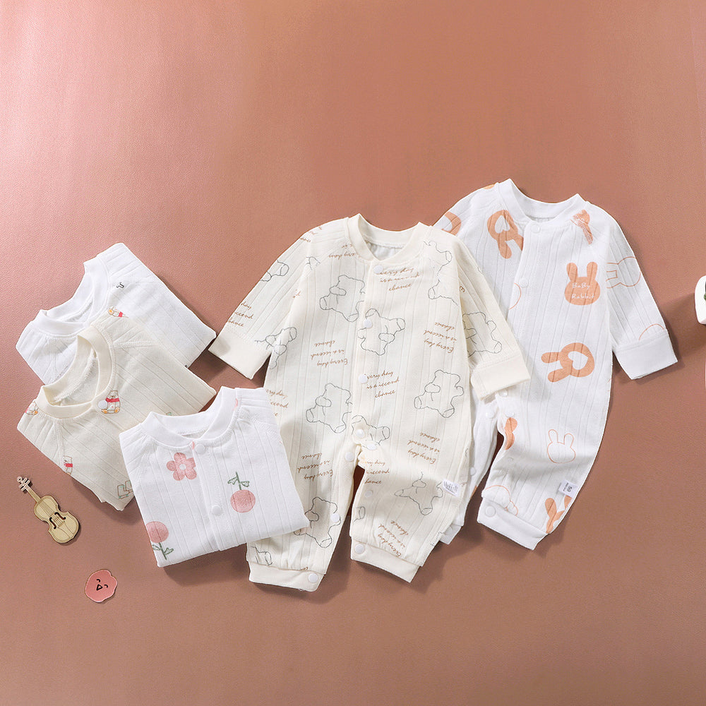 Baby romper - spring/autumn style, 100% cotton, seamless, 3-18 months, crawling suit, cute long-sleeve onesie, baby clothes