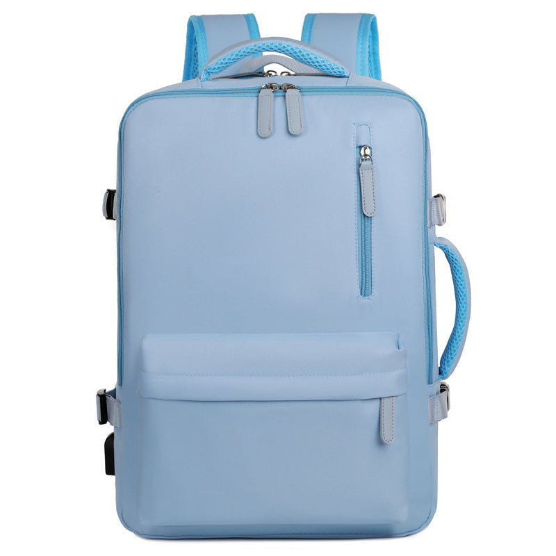 New Simple Business Backpack Large Capacity Lightweight Leisure Student School Bag Short Trip Travel Laptop Backpack