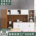Office minimalist modern file cabinet wooden document financial records small cabinet low cabinet panel drawer style