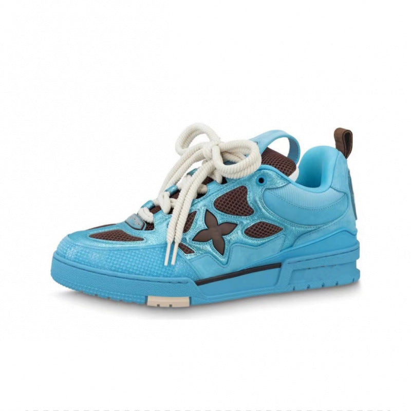 European market men's and women's bread shoes, height-increasing chunky sole dad shoes, fashionable and versatile sneakers, couple's skate shoes