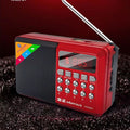 Jinzheng kk69bt bluetooth card-playing radio for seniors - fm radio, peking opera & storytelling player - portable & rechargeable