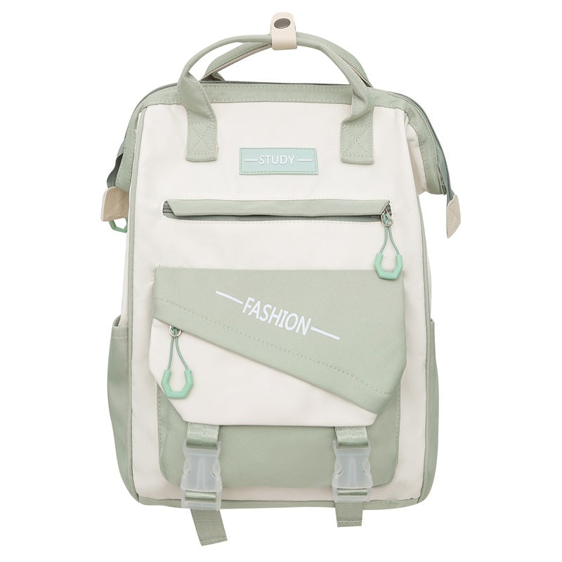 School bag summer small fresh large capacity backpack junior high school college students high value travel computer backpack