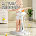 Baby standing bath support - adjustable & foldable infant bath tub for washing & bathing