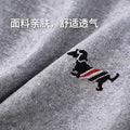 Kids' polo shirt and shorts set - new cotton collection with puppy logo - boys' solid color outfit - wholesale direct from factory