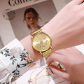 Liu's new cross-border butterfly women's casual watch, fashion tape wristwatch, ladies' quartz watch, trendy mesh strap watch