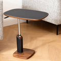 Adjustable swivel & height-adjustable corner table for living room, sofa, coffee table, office bedside table, mobile pneumatic computer desk, small side table