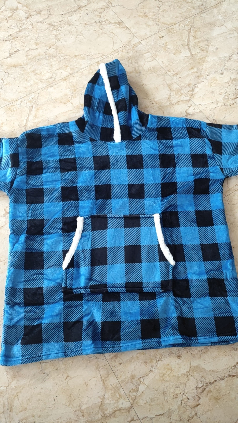 Pullover fleece thickenedlong pajamas heattech tv blanket outdoor cold-proof nightgown couple's outfit sweatshirt fleece heattech