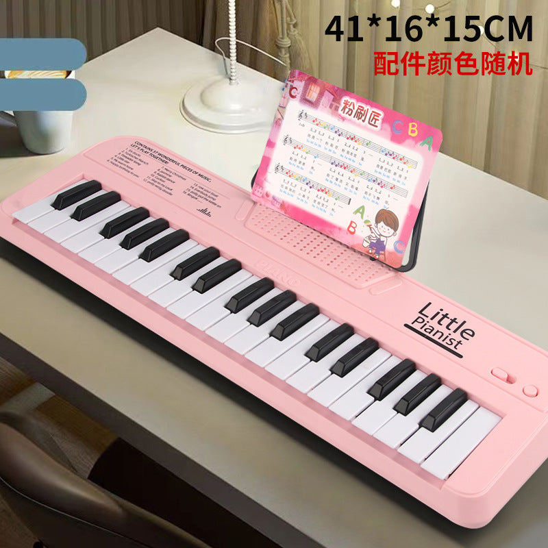 37-key kids' electronic keyboard - early education toy for girls & beginners - electric piano musical instrument