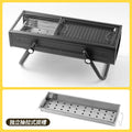 Outdoor charcoal grill - smokeless, foldable bbq grill, heavy-duty portable picnic charcoal grill, home carbon barbecue grill