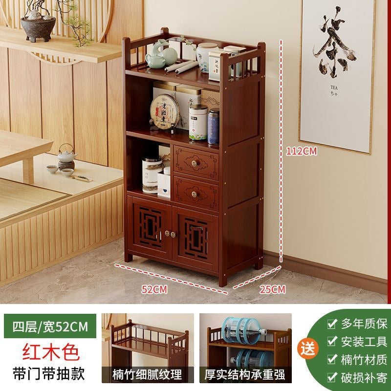 New chinoiserie bogu rack small tea cabinet tea set storage rack tea display rack tea rack tea room tea cabinet ornaments