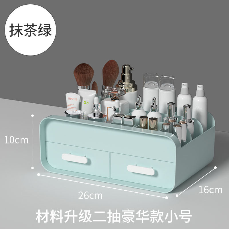 Ouxin drawer vanity case dormitory finishing plastic shelf cosmetics skin care dresser desktop storage box