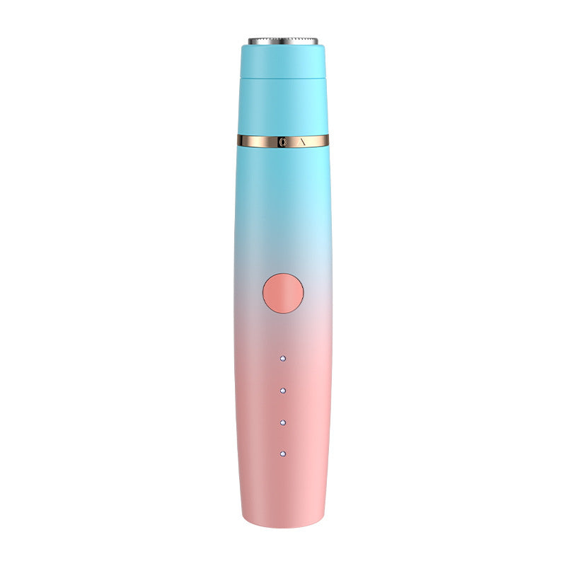 Women's epilator hair removal device - 4-in-1 multifunctional portable rechargeable shaver for nose, legs, eyebrows, and home use