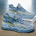 2026 new men's summer breathable mesh running shoes - openwork design, athletic sneakers, outdoor chunky sneakers