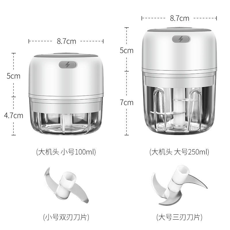 Baby, baby food aid, cooking machine, electric garlic puree, grinder, electric garlic masher, garlic grinder, garlic beating