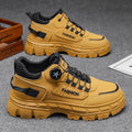 Martin boots autumn 2025 new men's shoes trendy versatile waterproof non-slip swivel buckle high-top work boots hot seller