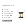 Solar powered post cap lights - outdoor waterproof garden lights for pillars, gates, and fences - villa column lights