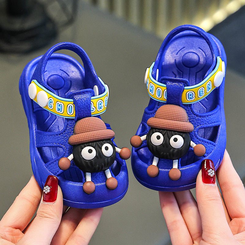 Kids' sandals: new summer korean style, soft sole, non-slip, waterproof first walker sandals for boys and girls aged 2-3 years