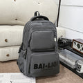 supply backpack - unisex, waterproof, multifunctional travel backpack with printed lettering, suitable for laptops