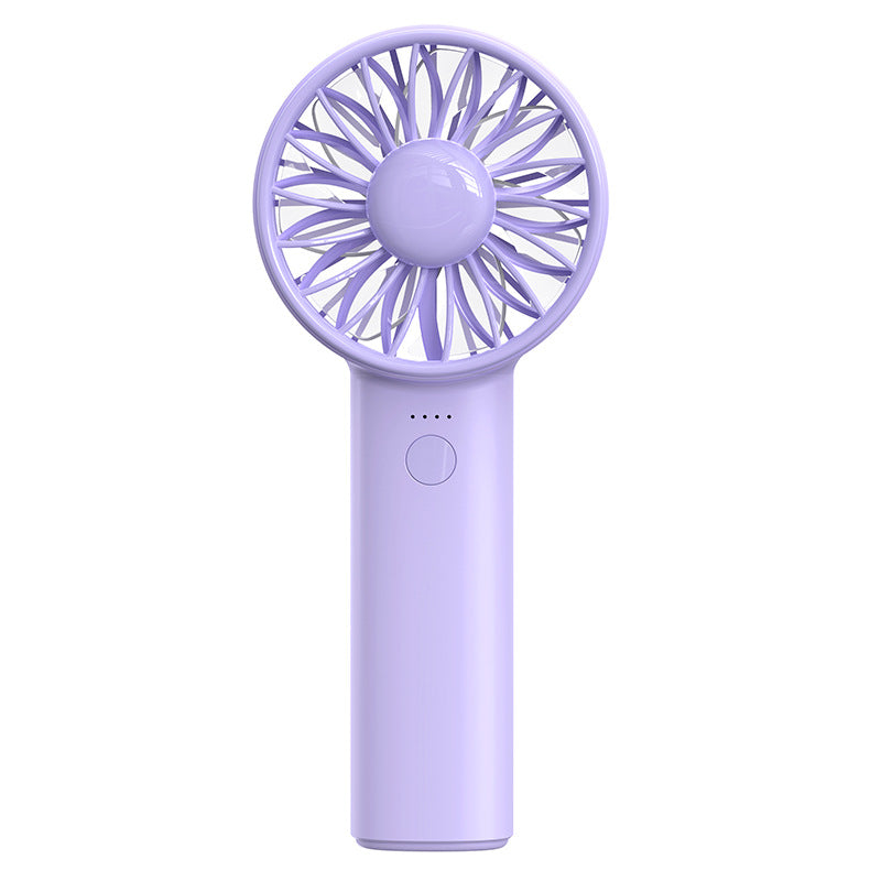 New outdoor handheld fan - portable usb rechargeable pocket mini fan - home desktop silent fan