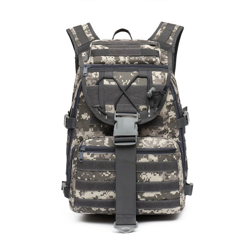 Cross-border large-capacity tactical bag outdoor camouflage backpack travel sports backpack men's senior sense hiking bag