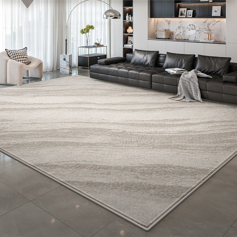 Carpet living room italian light luxury normcore style gray high-end waterproof sofa home floor mat large area full coverage