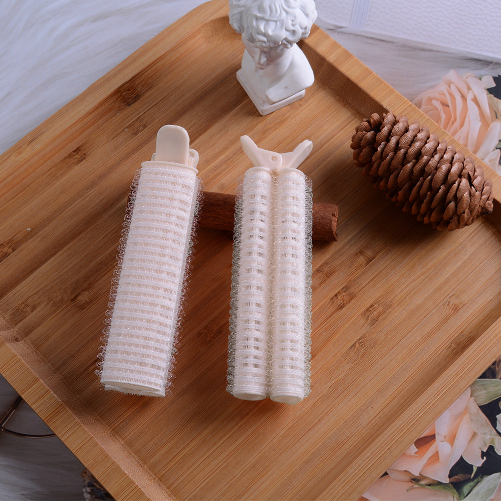 Beizi bangs clip fluffy clip dopamine color scheme Korean lazy hairpin top hair root setting self-adhesive curling iron