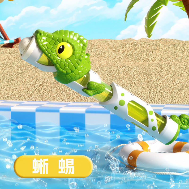 Kids' diy fireworks water gun air powered soft bullet 3-in-1 animal toy gun - new cross-border model