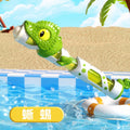 Kids' diy fireworks water gun air powered soft bullet 3-in-1 animal toy gun - new cross-border model