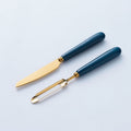 Navy blue fruit knife