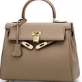 First-layer cowhide pebbled togo kelly leather bag satchel bag classy work clothing women's bag shoulder crossbody bag