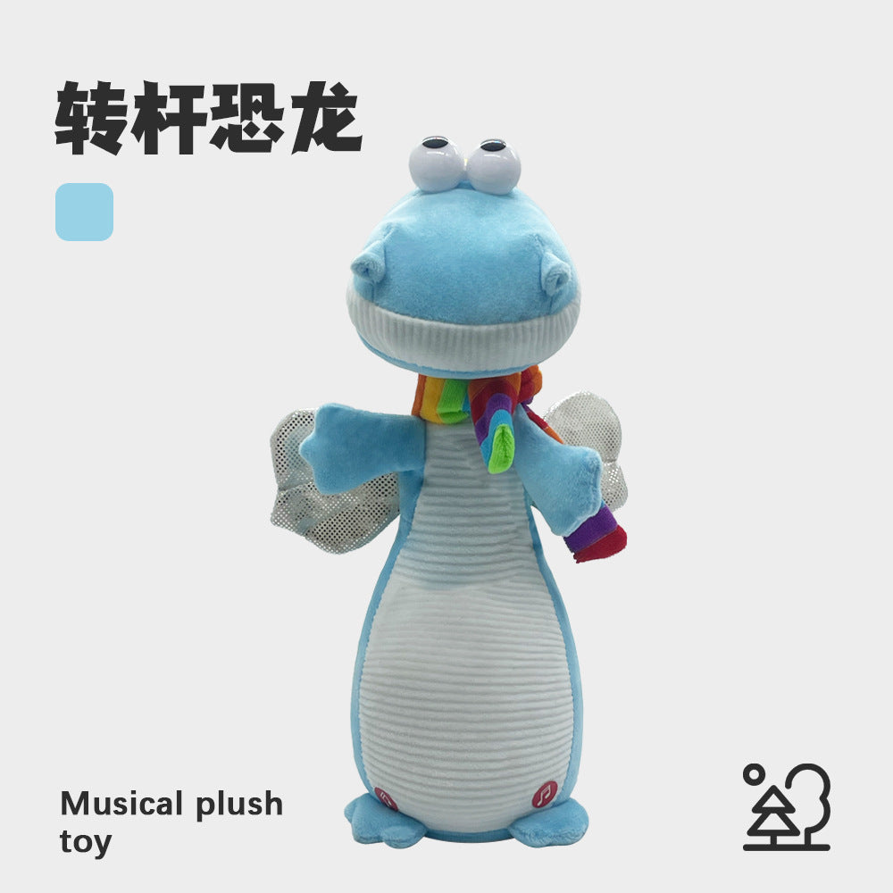 hot-selling singing and dancing cactus learning to speak recording luminous plush toy cartoon dinosaur electric toy