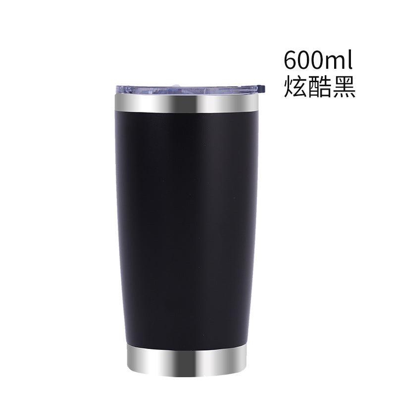 304 stainless steel car cup spray vacuum car ice cup portable double drink cold beer cup wholesale