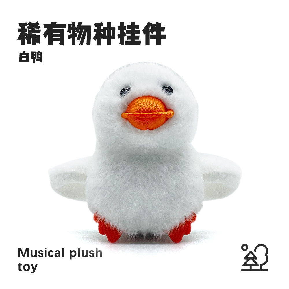 Bird series sparrow cockatiel nest singing recording waving wings bird stuffed doll pendant chick soft cute