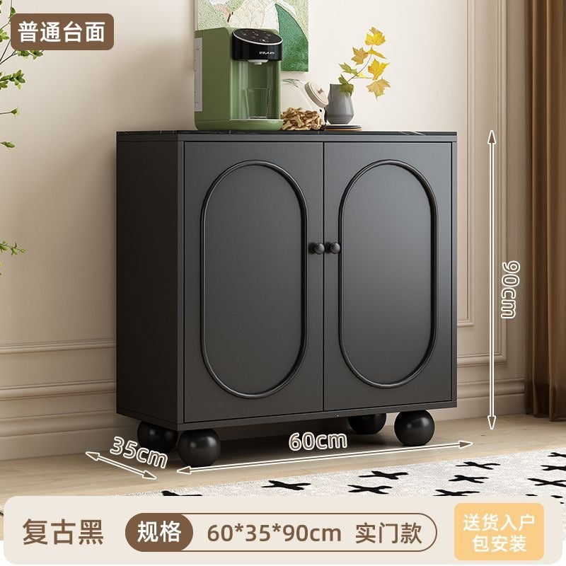 Solid wood sideboard, storage cabinet, french wall cabinet, storage cabinet, cream style tea cabinet, kitchen cabinet