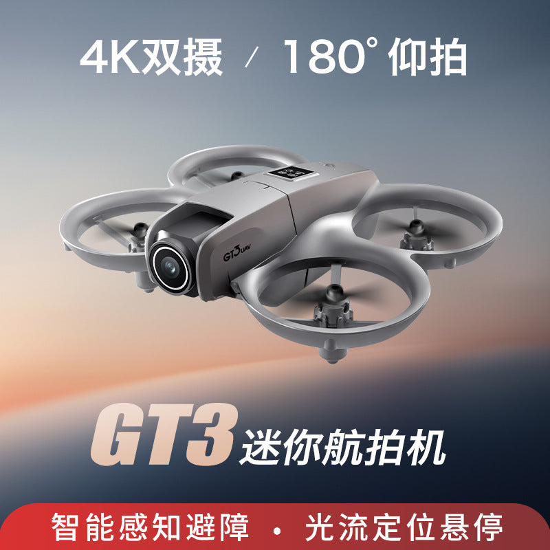 Gt3 cross-border drone aerial photography hd obstacle avoidance fpv drone with dual cameras and lights - export-grade remote control aircraft