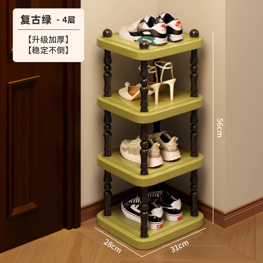 Shoe rack for home door multi-layer shoe cabinet simple storage rack rental room dormitory entrance door shoe storage handy gadget