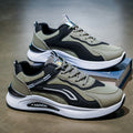 Men's spring casual shoes 2025 new leather running shoes non-slip athletic shoes men's waterproof anti-slip trendy shoes