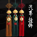 Car pendant car rearview mirror lotus jewelry pendant chinese style step by step lotus car interior decoration supplies collection