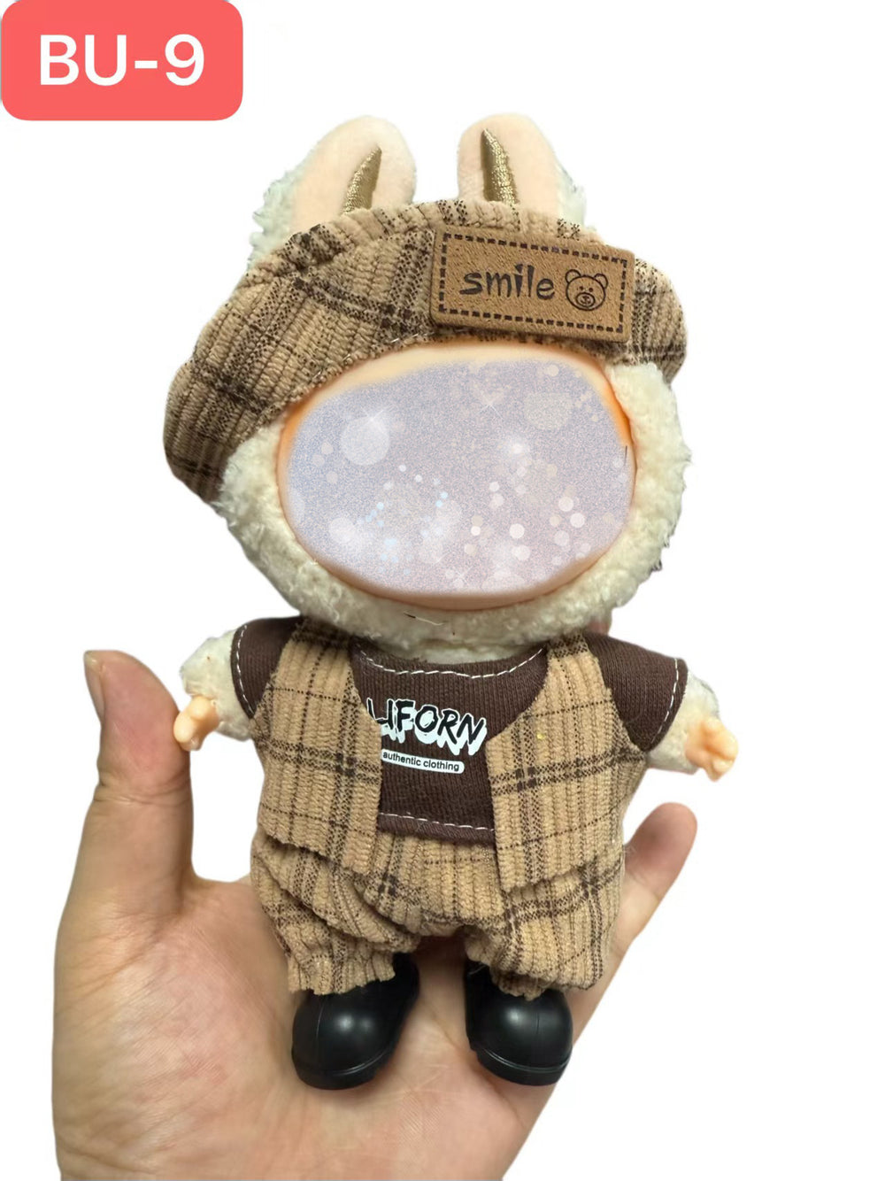 Only clothes best selling labubu baby clothes collection 17cm doll creative outfit suit vinyl doll clothes accessories