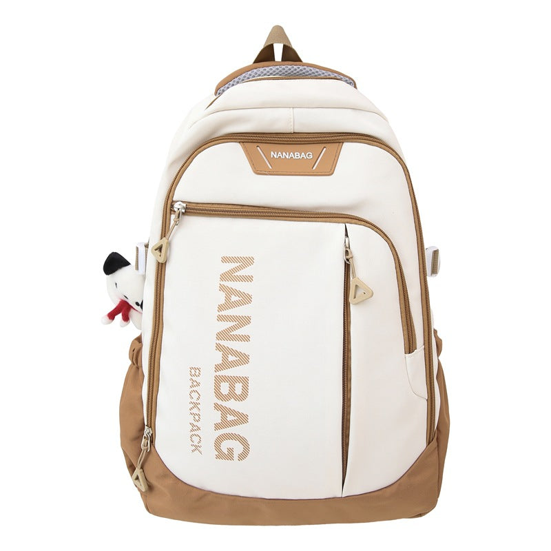 New Oxford cloth backpack Fashion Oxford backpack Korean version casual backpack Middle school bag Backpack
