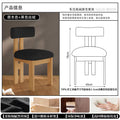 Raw wood frame + black velvet cushion fas grade rubber wood