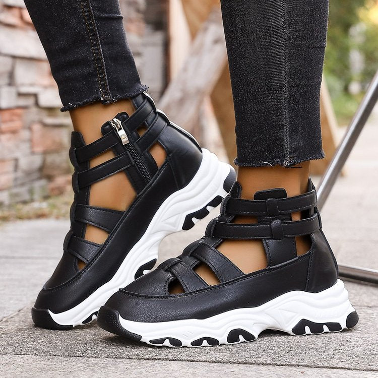 spring/summer new arrivals: women's chunky platform sandals for cross-border e-commerce. plus sizes available. wholesale pricing with moq of 0.67 units. dropshipping available for  and