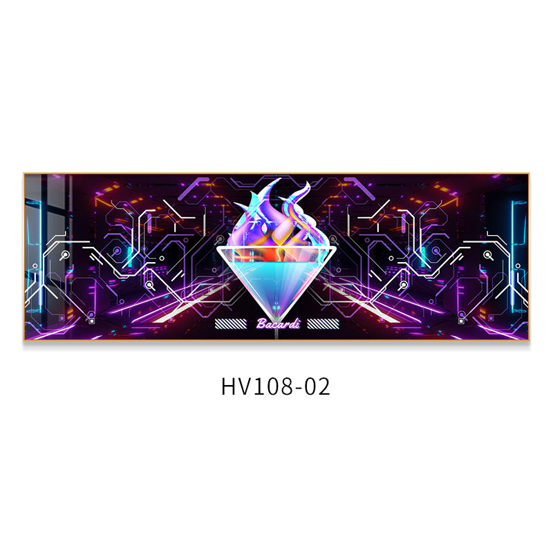 KTV box decoration painting hanging painting club room bar nightclub LED with light luminous lighting background wall mural