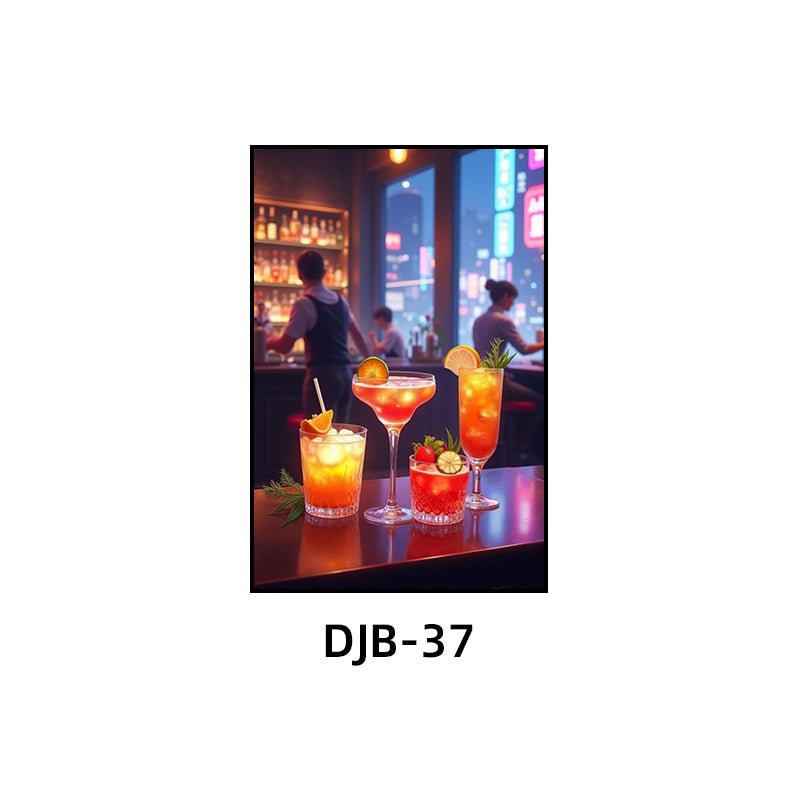 Bar luminous decorative painting ktv box atmosphere led hanging painting nightclub club trend creative neon mural